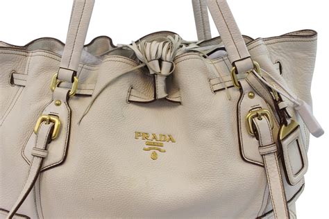 prada milano white handbag